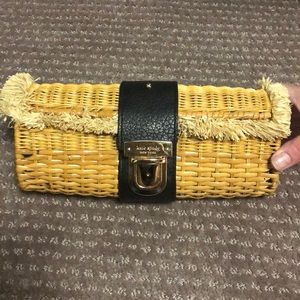Kate spade basket clutch